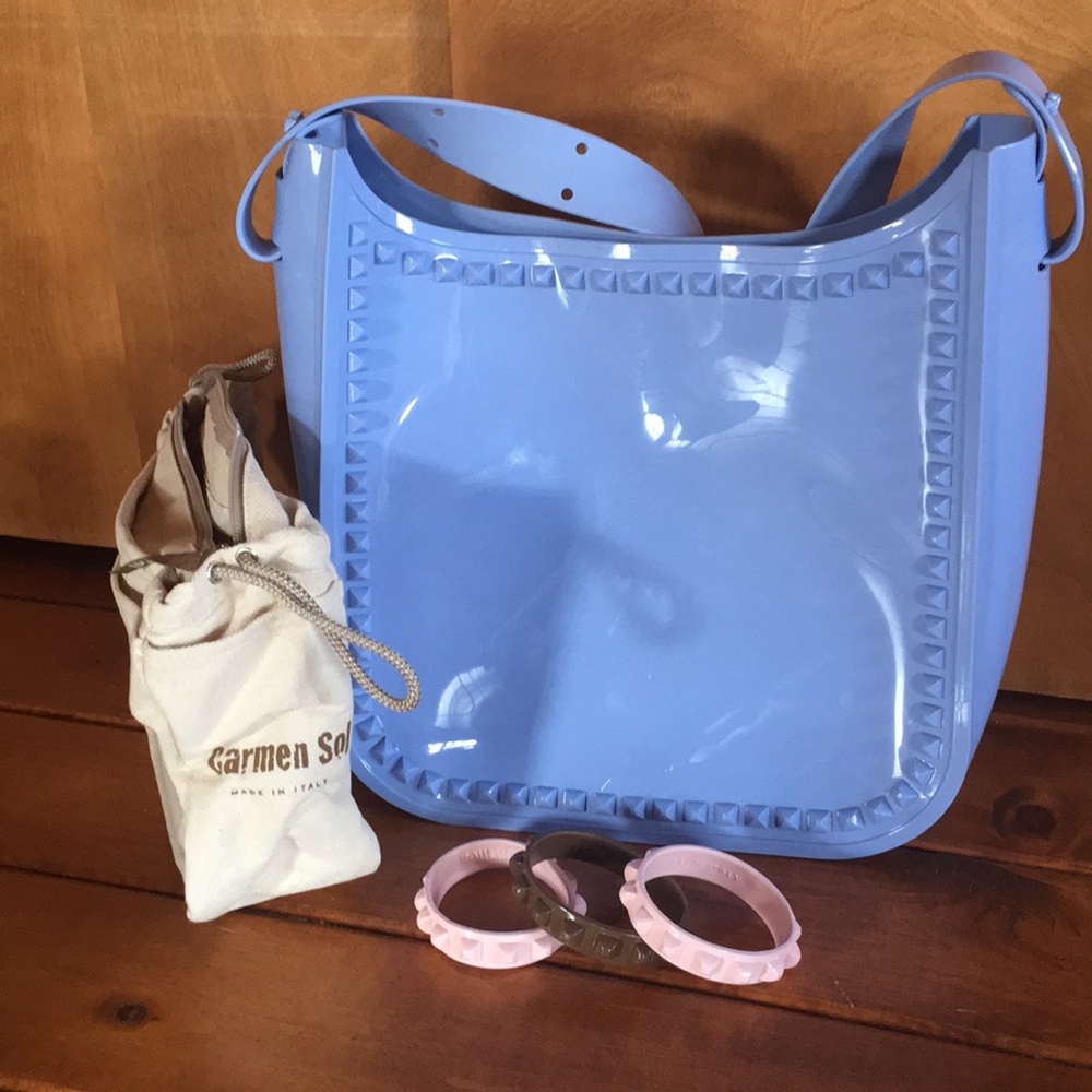 Carmen sol Cross body *organizer bag *3 bangles